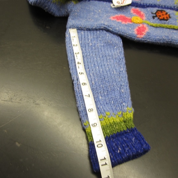 E.C.C. Ecuadorian Clothing Company Hooded Wool Blend Full Zip Sweater Jacket - Picture 11 of 12